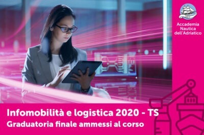 Ammessi al corso “Infomobilità e logistica” sede di Trieste