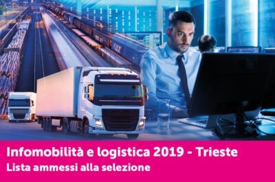 Disponibile sul sito dell'Accademia l’elenco degli ammessi alle selezioni del corso “Infomobilità e logistica” di Trieste